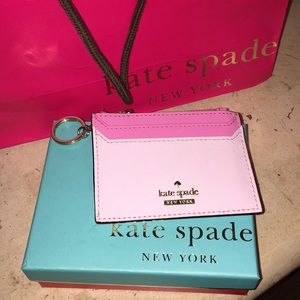 Kate Spade coin and card holder